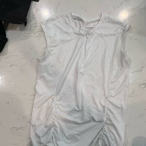 Athleta Women's White Sleeveless Top